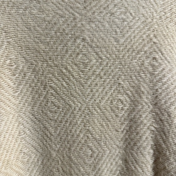 Marled Geometric Cream Eyelash Duster Sweater - Picture 5 of 5